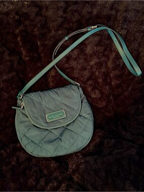 Marc Jacobs Women's Quilted Zip Pouch Natasha Messenger Crossbody Bag